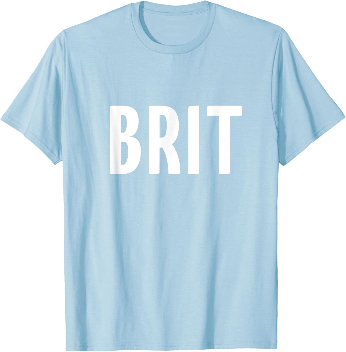 Great Britain Three Part Combo Design - British Flag Part 2 T-Shirt - T-Shirt | Light Blue