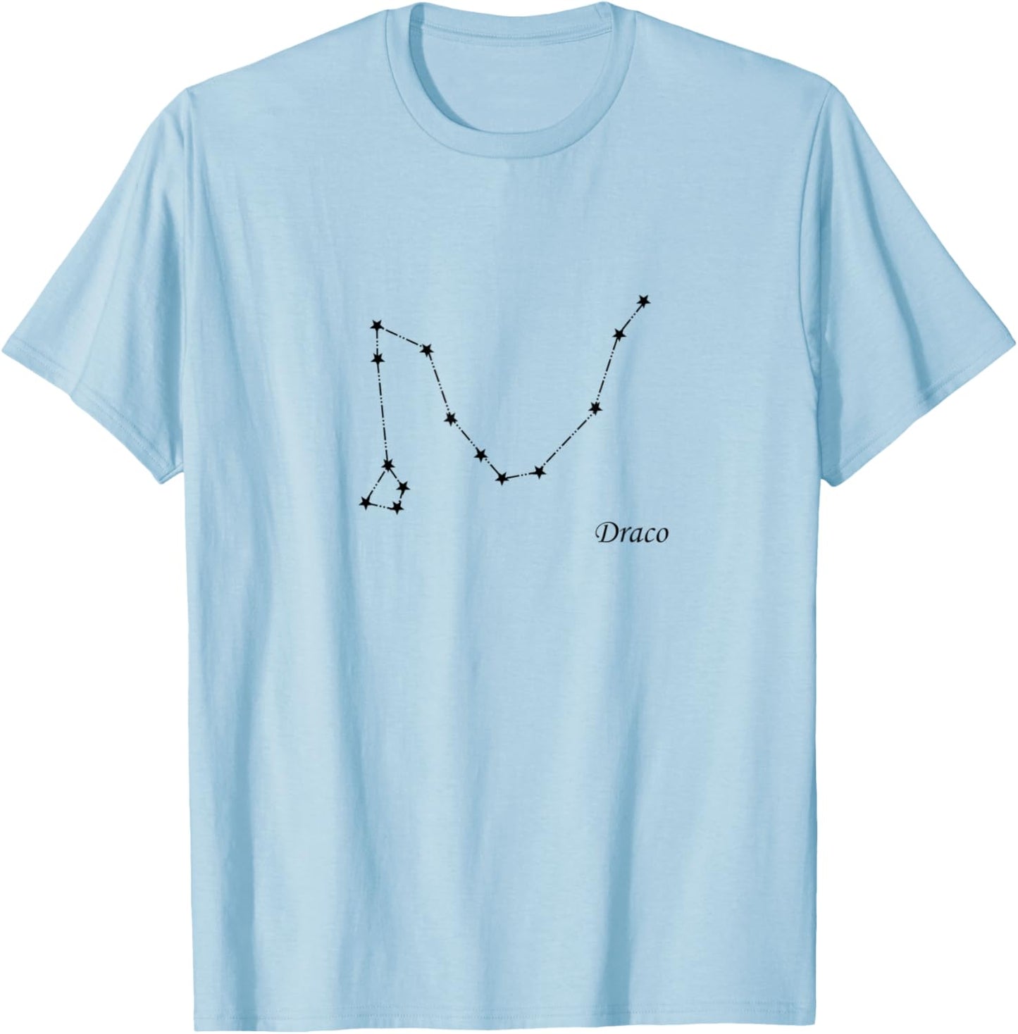 Draco the Dragon Constellation T-Shirt - T-Shirt | Light Blue