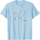 Draco the Dragon Constellation T-Shirt - T-Shirt | Light Blue
