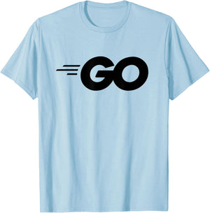 Go Golang programming language developer T-Shirt - T-Shirt | Light Blue