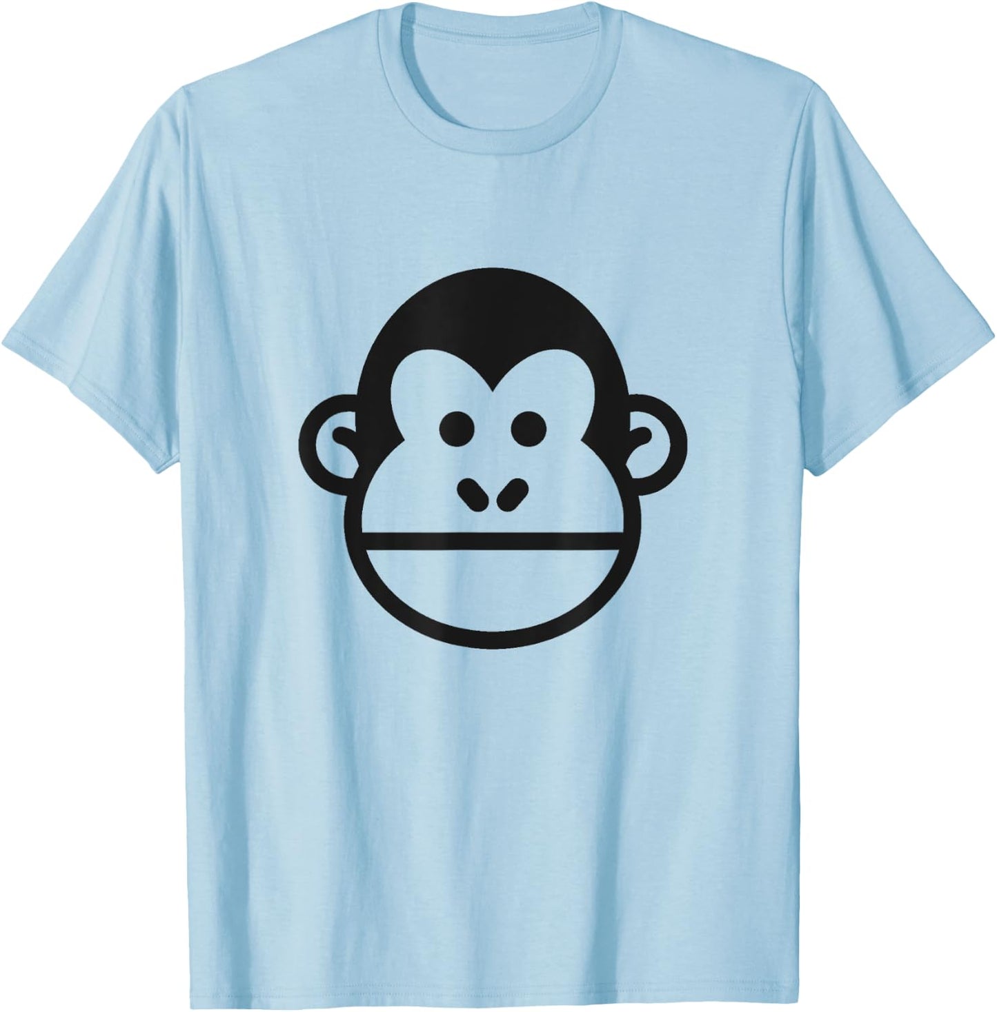 Chimp Chimpanzee T-Shirt - T-Shirt | Light Blue