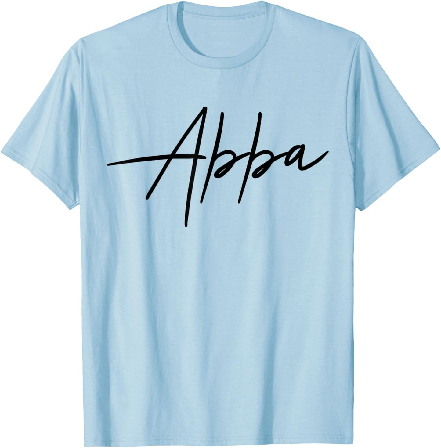 Abba Name Women Men Kids Abba Birthday Shirt Gift Abba Name T-Shirt - T-Shirt | Light Blue