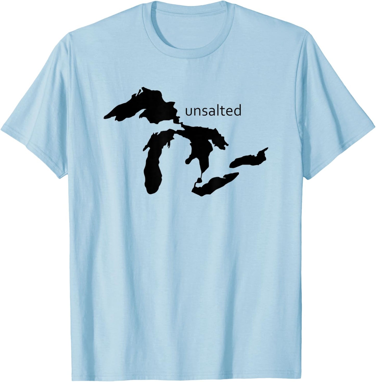 Michigan Unsalted Great Lakes T-Shirt - T-Shirt | Light Blue