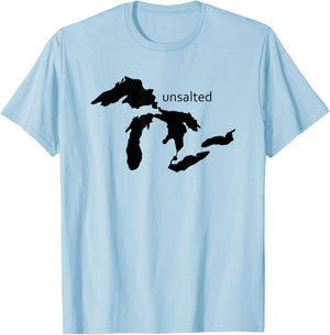 Michigan Unsalted Great Lakes T-Shirt - T-Shirt | Light Blue