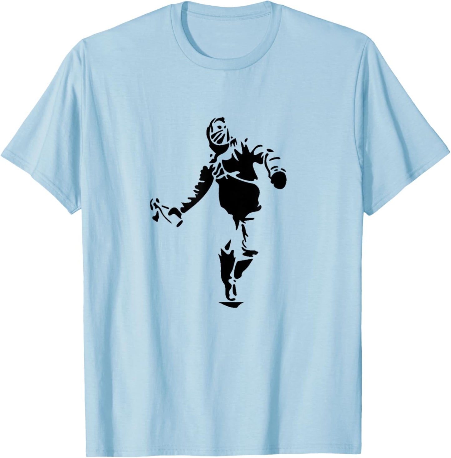 Famous graffiti Molotov print, Molotovcocktail T-Shirt - T-Shirt | Light Blue