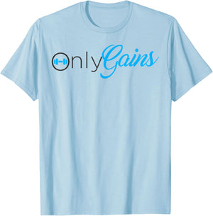 Only Gains T-Shirt - T-Shirt | Light Blue