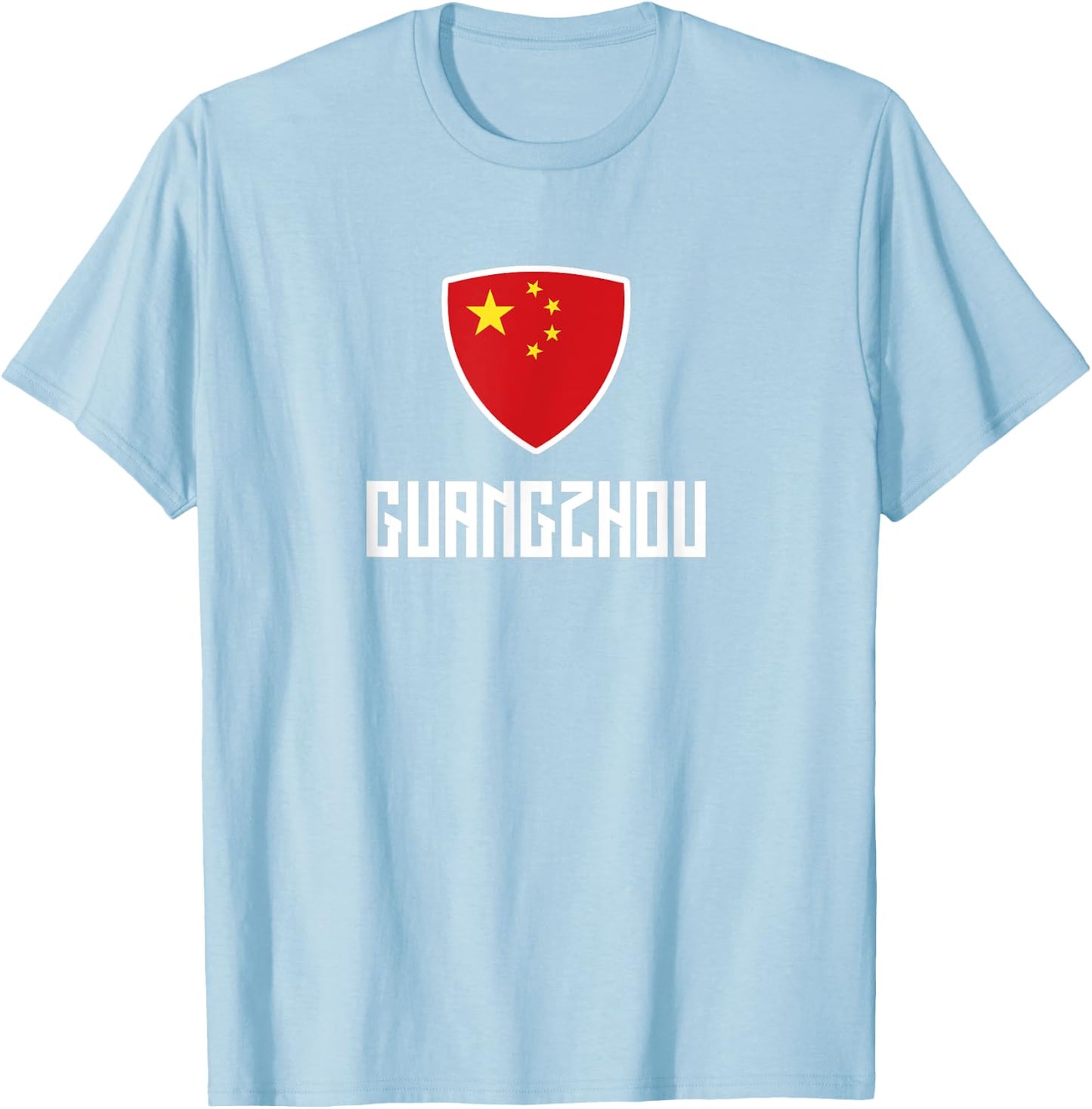Guangzhou Chinese Flag Roots Heritage China T-Shirt - T-Shirt | Light Blue