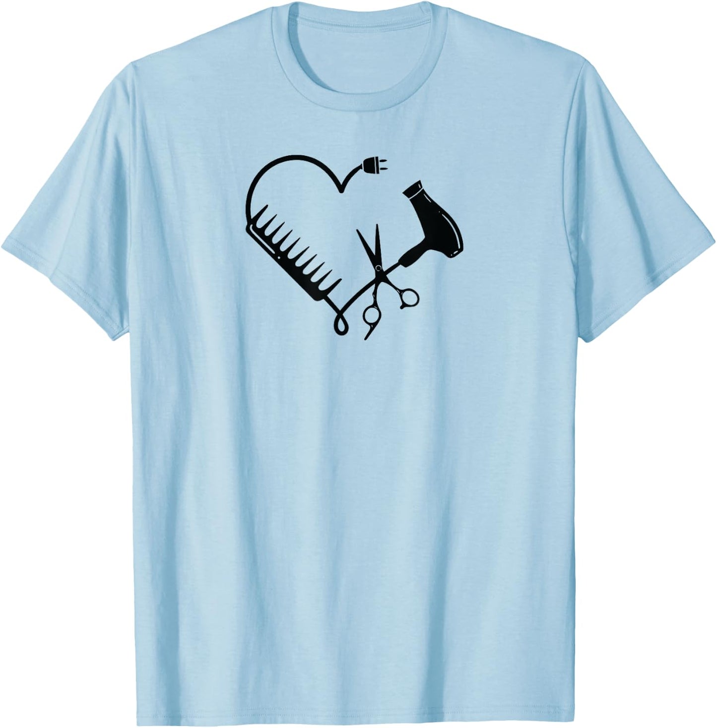 Creative Cuts, The Art Of Hairdressing And Styling T-Shirt - T-Shirt | Light Blue