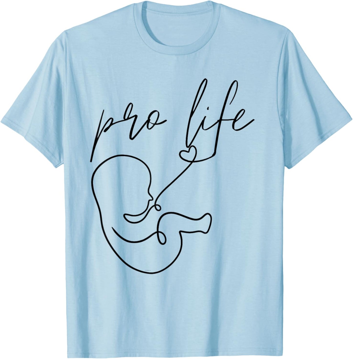 Speak Up For Those Who Cannot Speak For Themselves Pro Life T-Shirt - T-Shirt | Light Blue