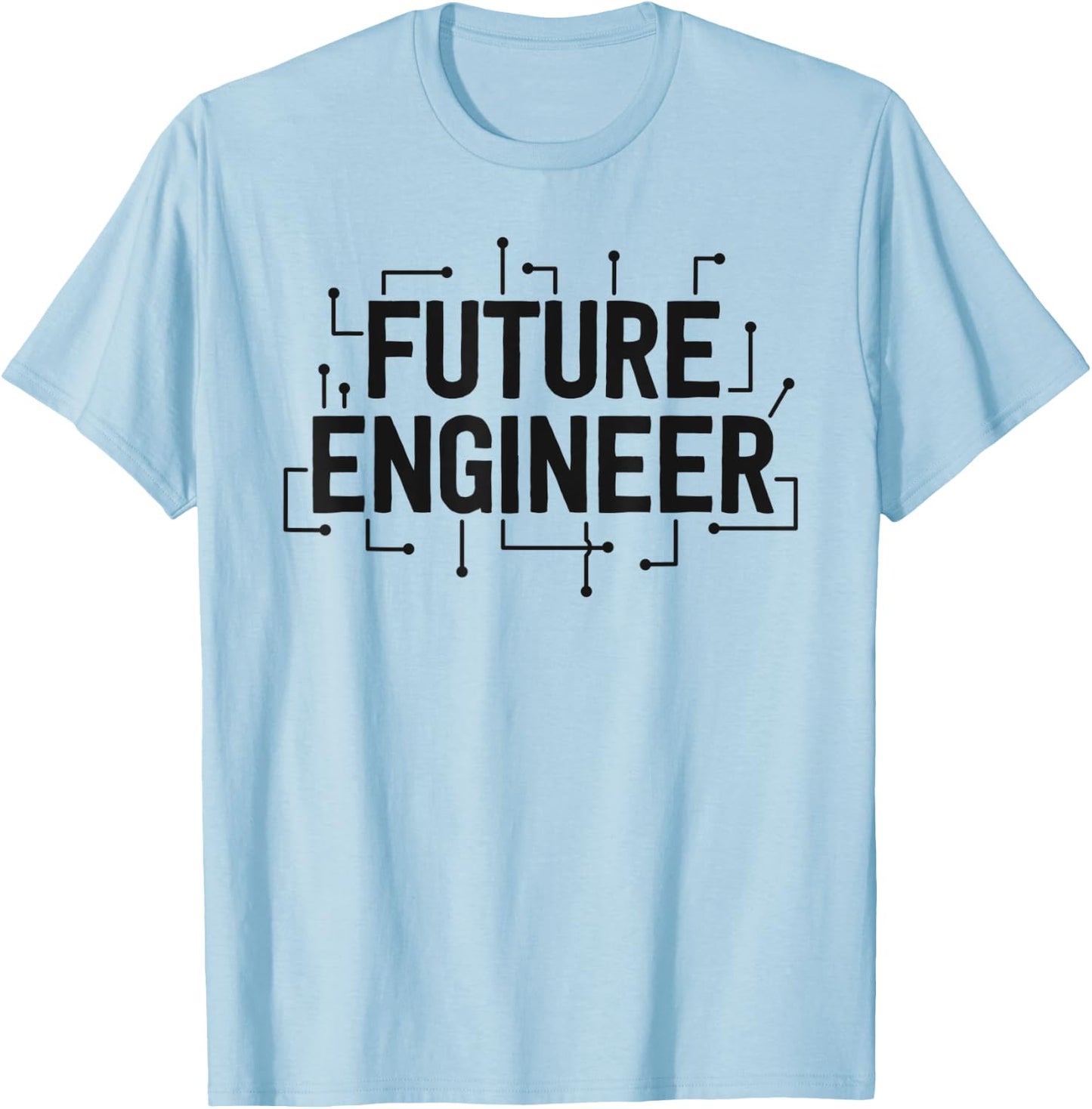 Electrical Engineering Shirt Circuit Kids Future Engineer T-Shirt - T-Shirt | Light Blue