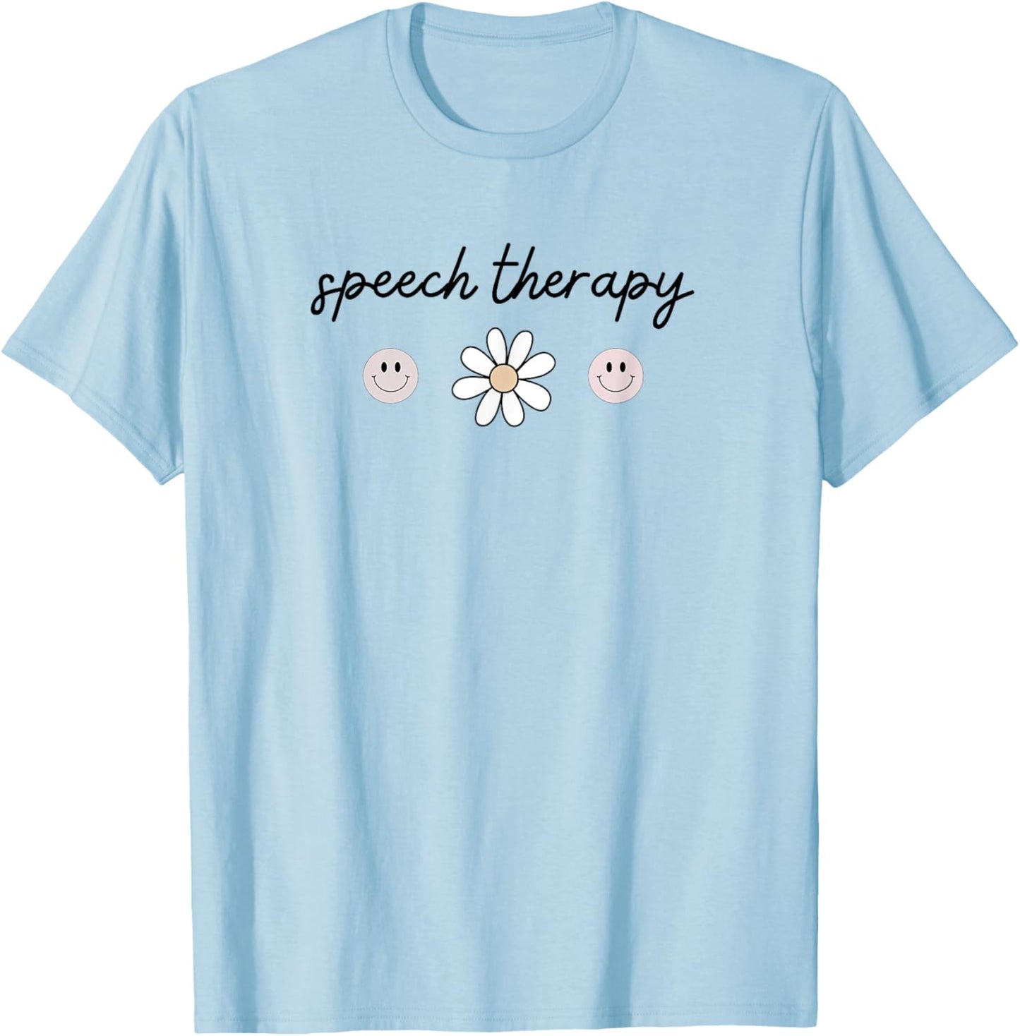 Speech Therapy Retro Daisy Flower SLP SLPA Graduation Women T-Shirt - T-Shirt | Light Blue