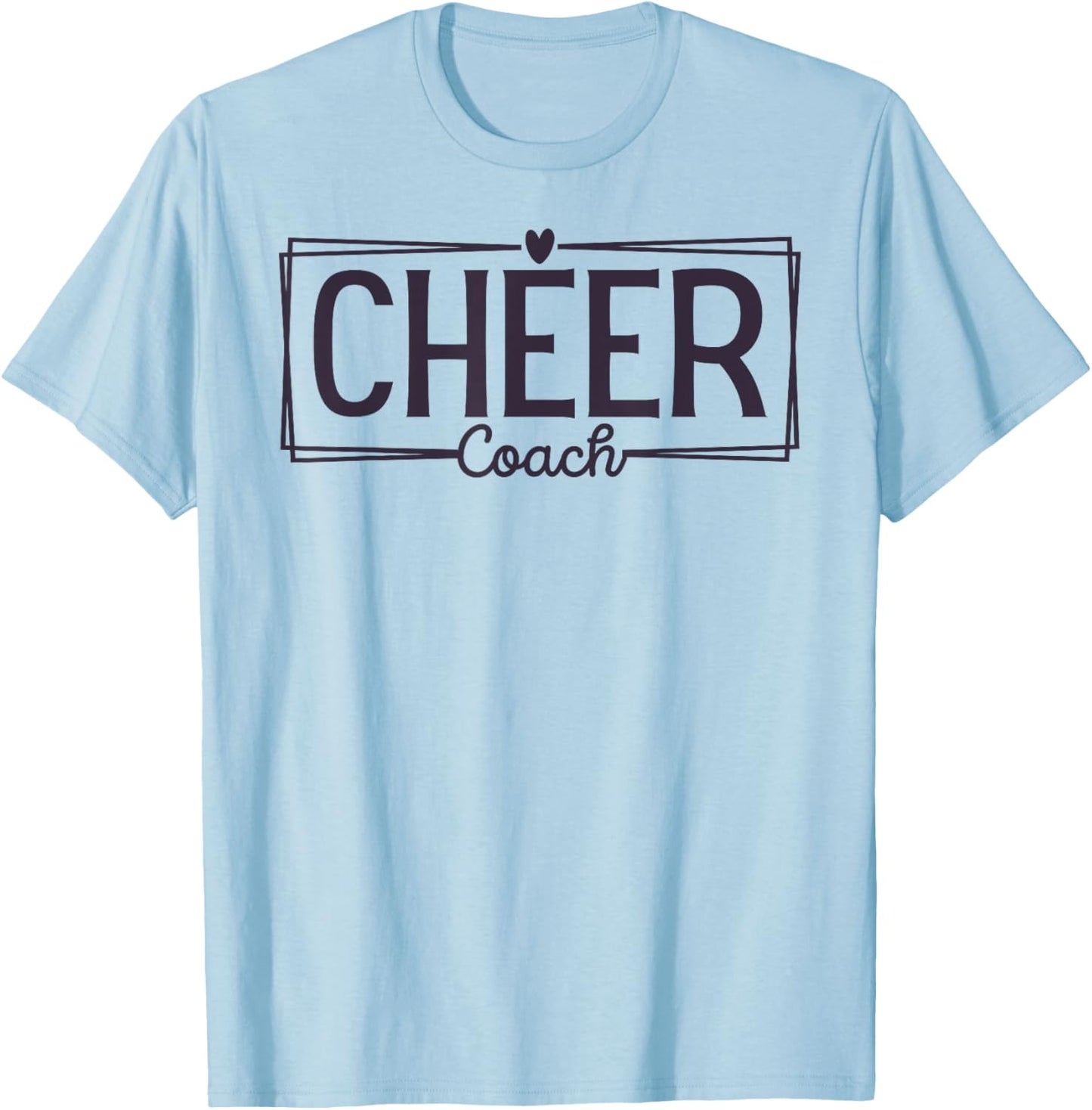 Funny Cheer Coach Cute Cheer Leader Retro Vintage T-Shirt - T-Shirt | Light Blue