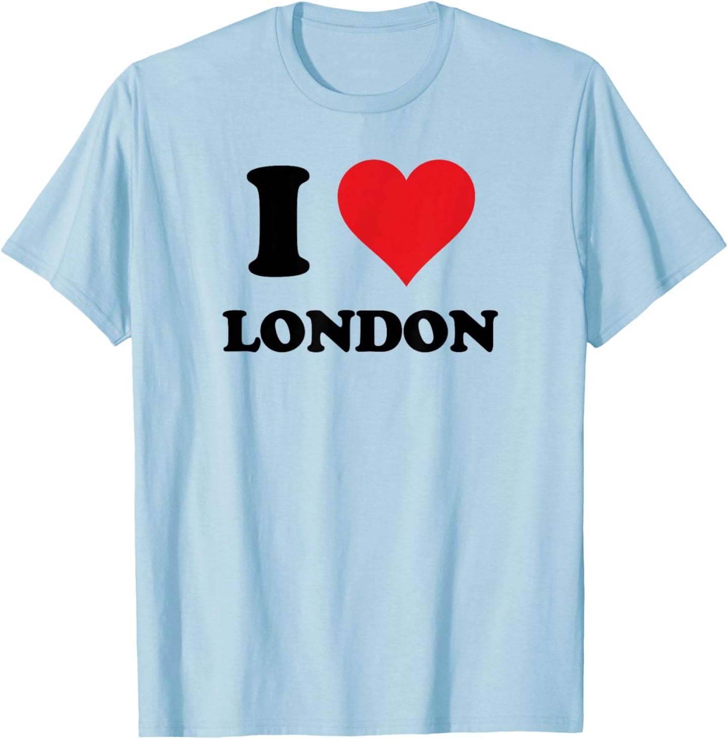I Heart London First Name I Love Personalized Stuff T-Shirt - T-Shirt | Light Blue