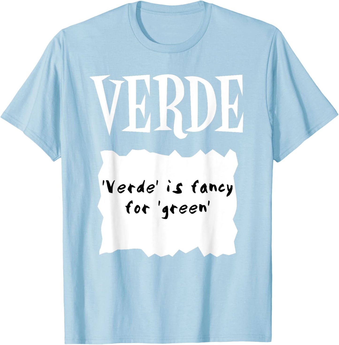 HOT SAUCES Halloween Costumes Green Salsa VERDE SAUCE T-Shirt - T-Shirt | Light Blue