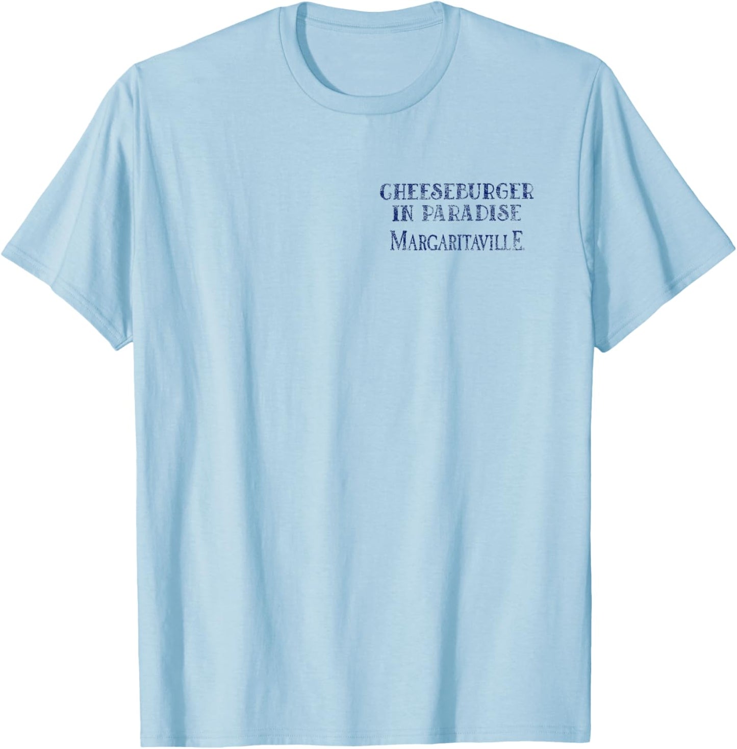 Cheeseburger in Paradise T-Shirt - T-Shirt | Light Blue