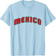 Beisbol Mexico Baseball Futbol Soccer 2023 Viva Mexico Flag T-Shirt - T-Shirt | Light Blue