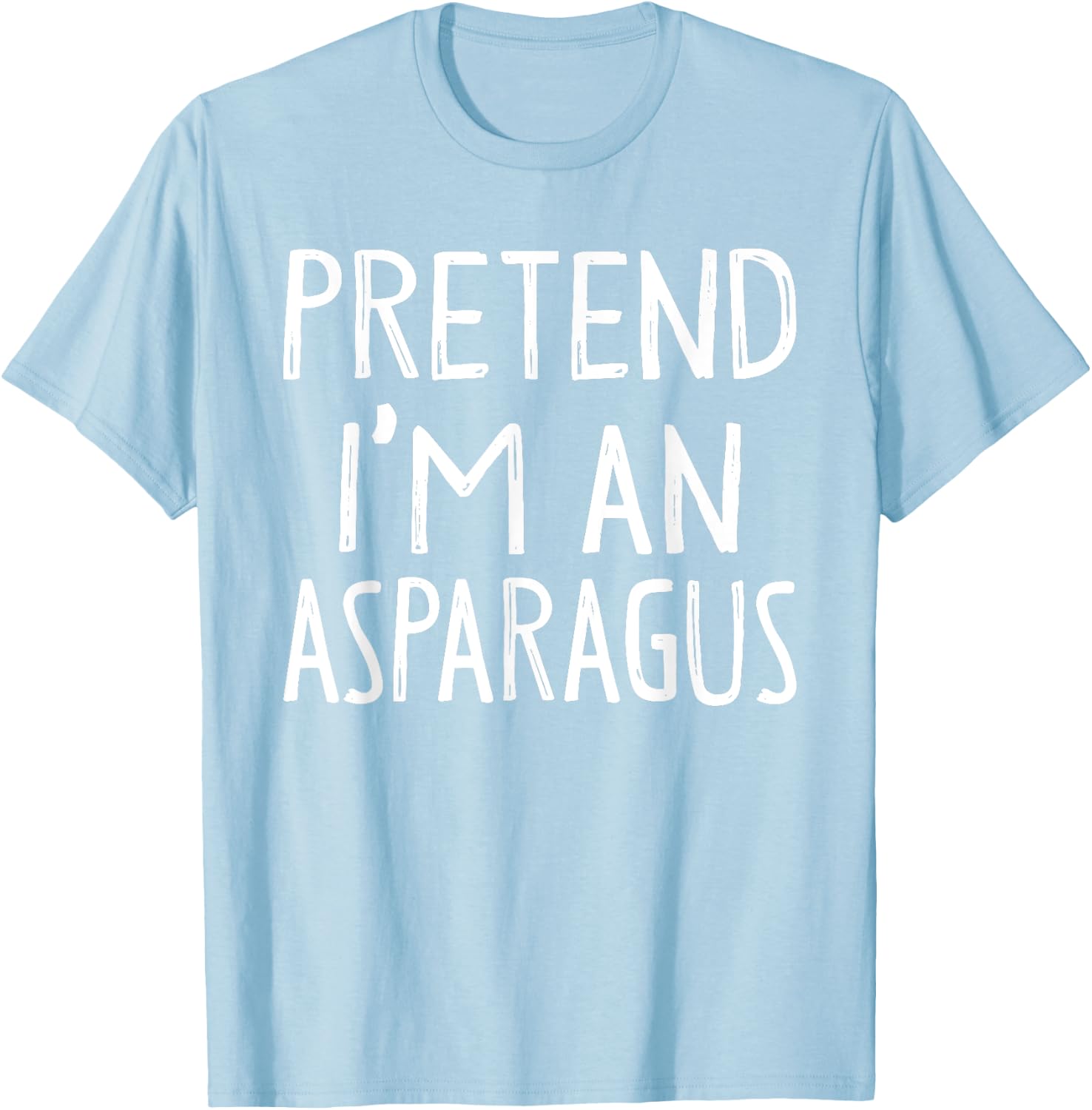 Pretend I'm An Asparagus Matching Costume Easy Halloween T-Shirt - T-Shirt | Light Blue