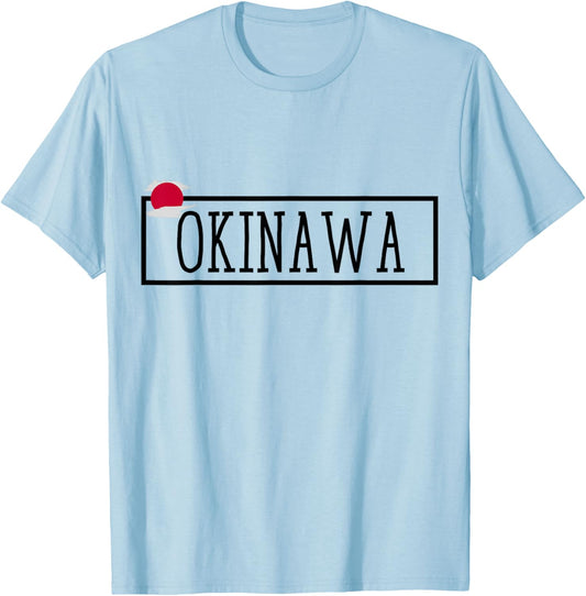 Okinawa Novelty City Japan Vacation Traveling Women Men T-Shirt - T-Shirt | Light Blue