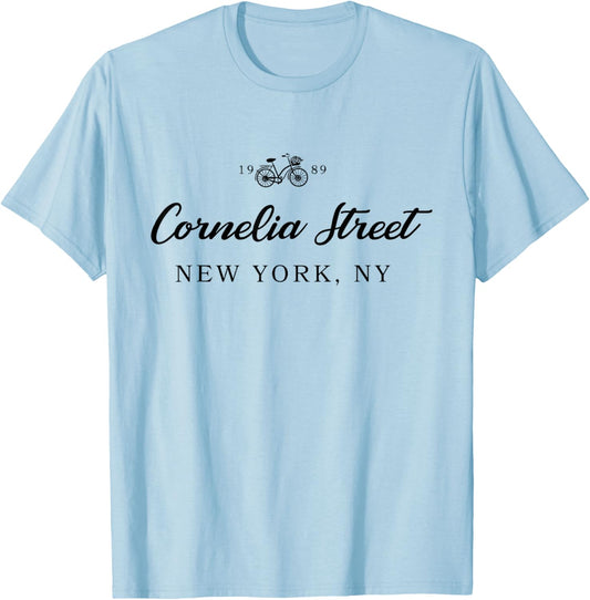 Cornelia Street T-Shirt - T-Shirt | Light Blue