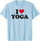 I Love Yoga T-Shirt - T-Shirt | Light Blue