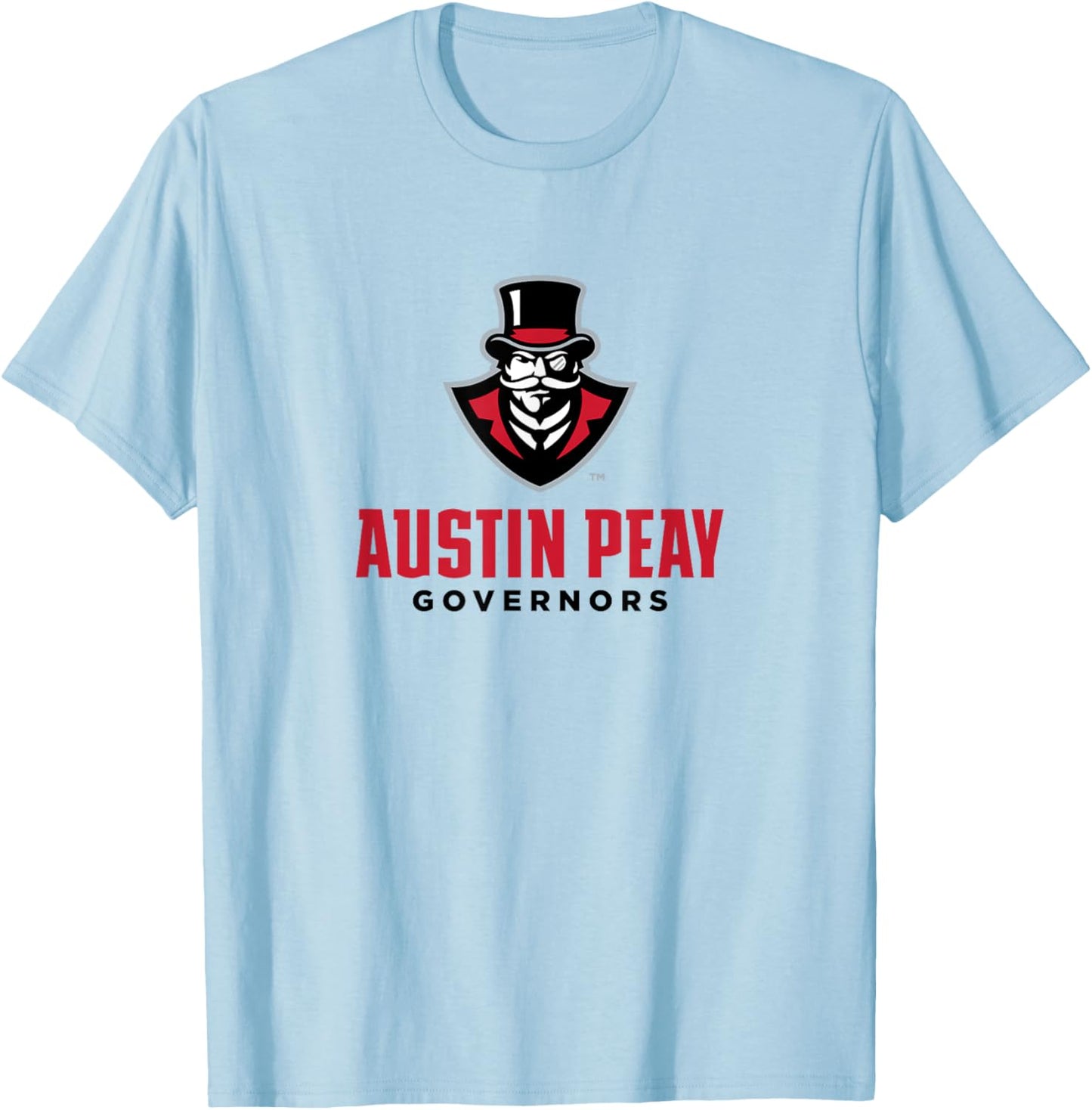 Austin Peay State University Governors Apparel Fans T-Shirt - T-Shirt | Light Blue