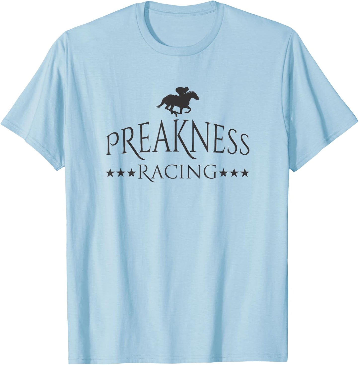 Preakness Racing Men Women Kids Shirt Stakes Triple Racing T-Shirt - T-Shirt | Light Blue