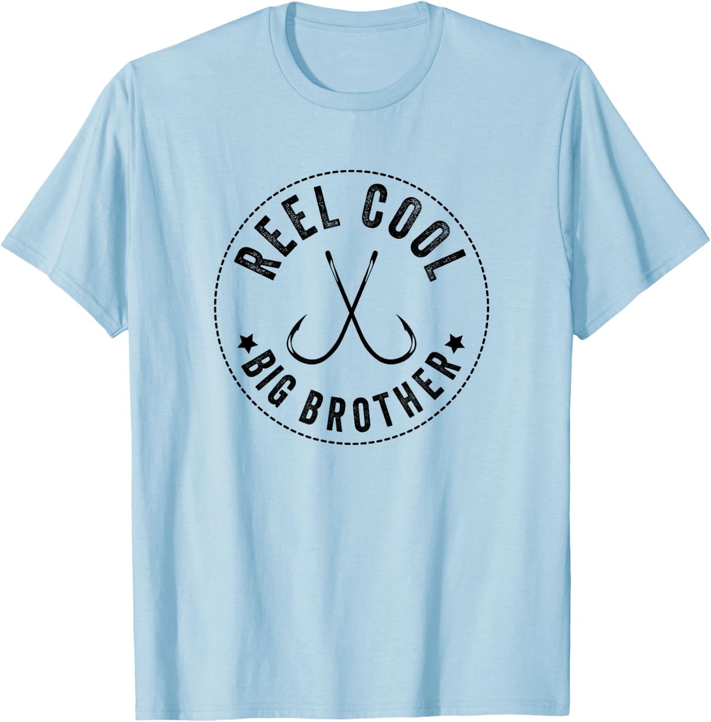 Reel Cool Big Brother, Brothers Who Fish, Fishing T-Shirt - T-Shirt | Light Blue