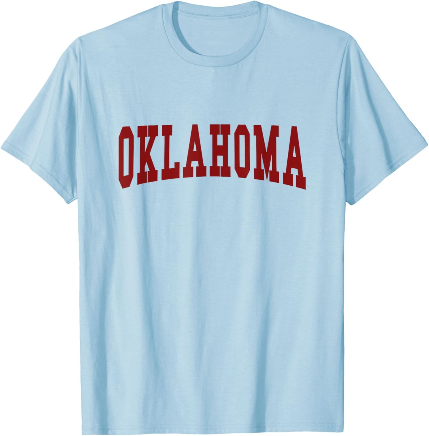 OKLAHOMA - Throwback Design - Classic T-Shirt - T-Shirt | Light Blue