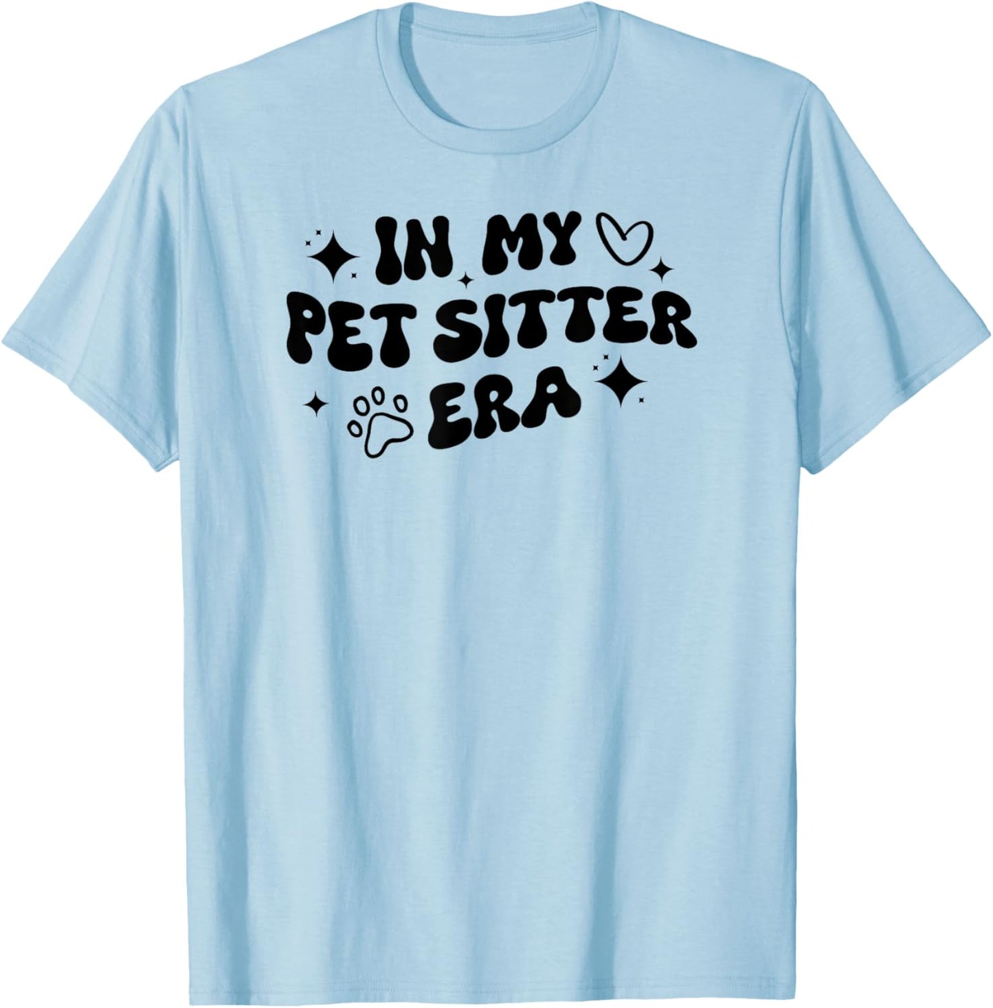 Pet Sitting Era Light T-Shirt - T-Shirt | Light Blue