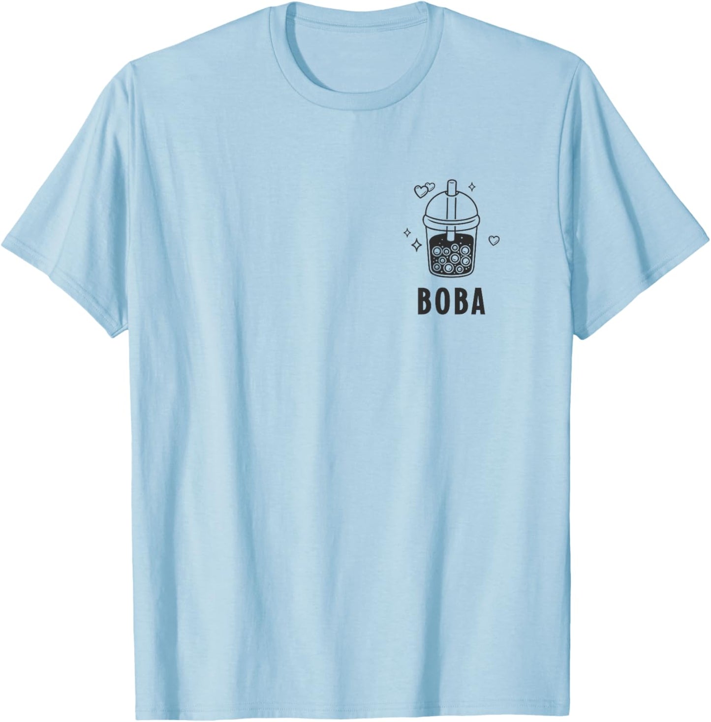 Boba Tea Junkie, Bubble Tea Lover T-Shirt - T-Shirt | Light Blue