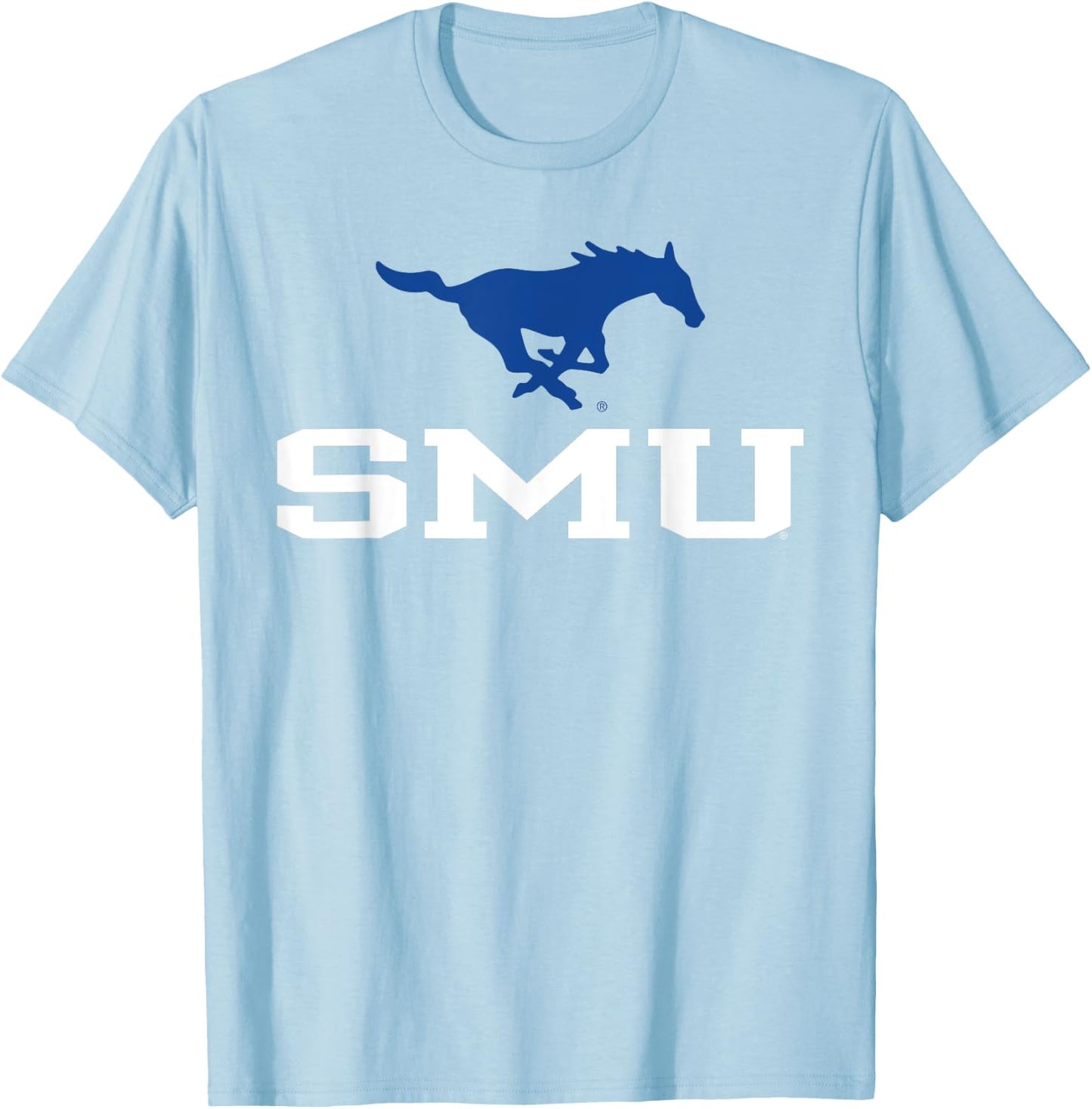SMU Mustangs Sportsmanship Red Officially Licensed T-Shirt - T-Shirt | Light Blue