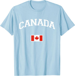 Kanada Trikot | Flagge Kanada | Fanausrüstung T-Shirt - T-Shirt | Light Blue
