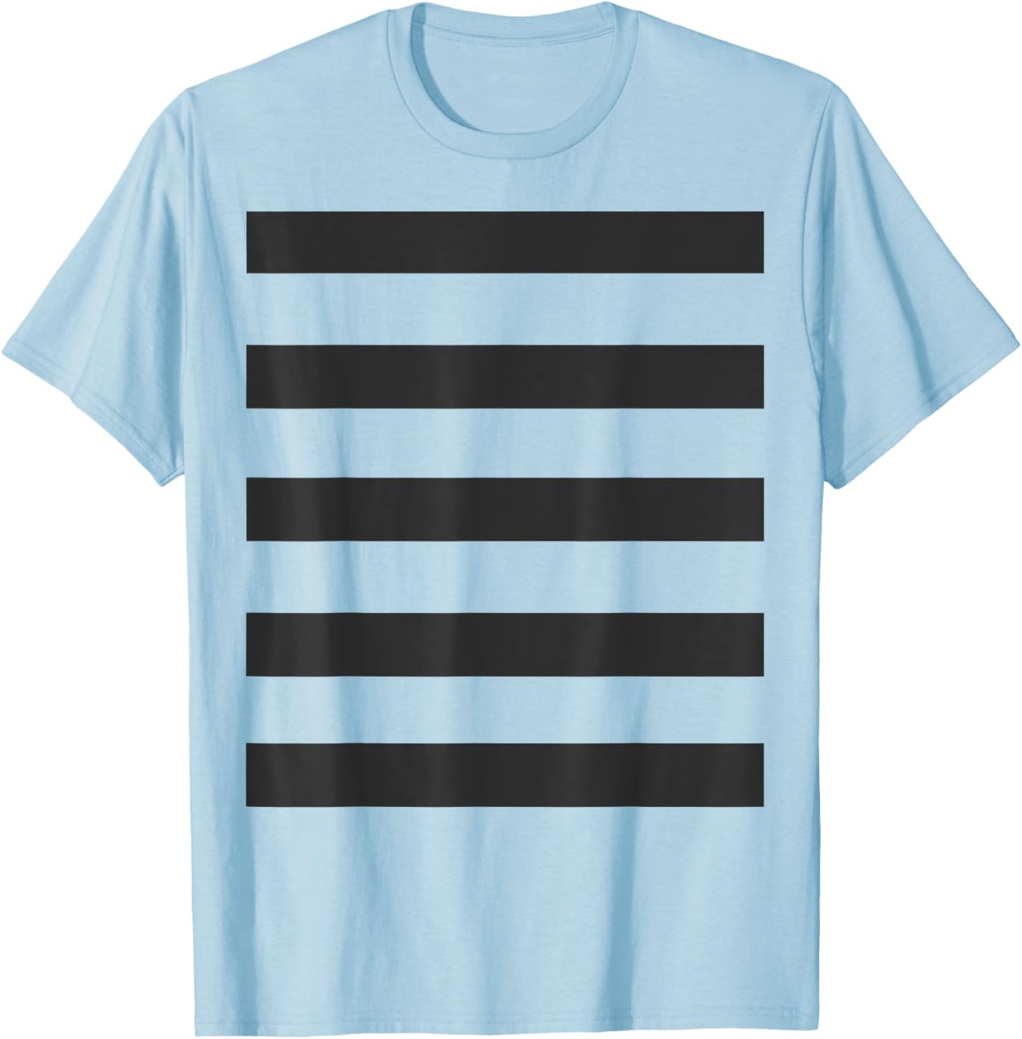 Bee Stripes Halloween Costume Yellow with Black Stripes T-Shirt - T-Shirt | Light Blue