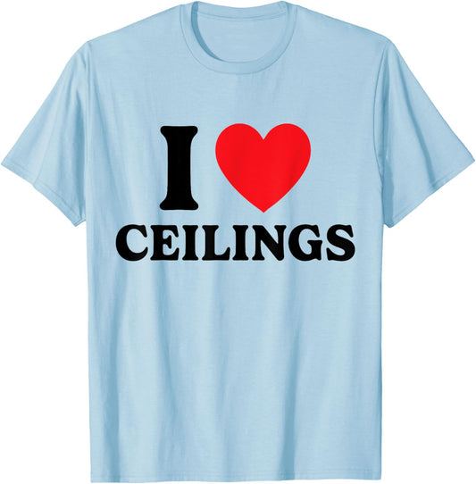 Ceiling Fan Pun Joke Humor Funny Ironic Wordplay Silly Punny T-Shirt - T-Shirt | Light Blue
