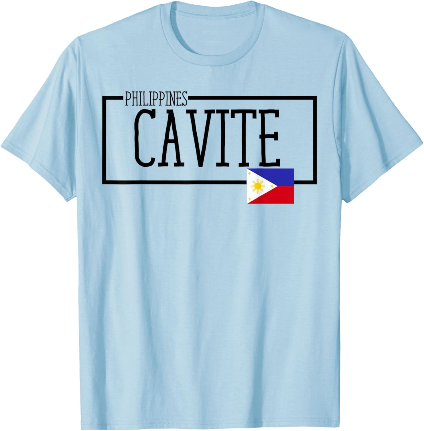 Novelty Saying Cavite City Filipino Philippines Women Men T-Shirt - T-Shirt | Light Blue