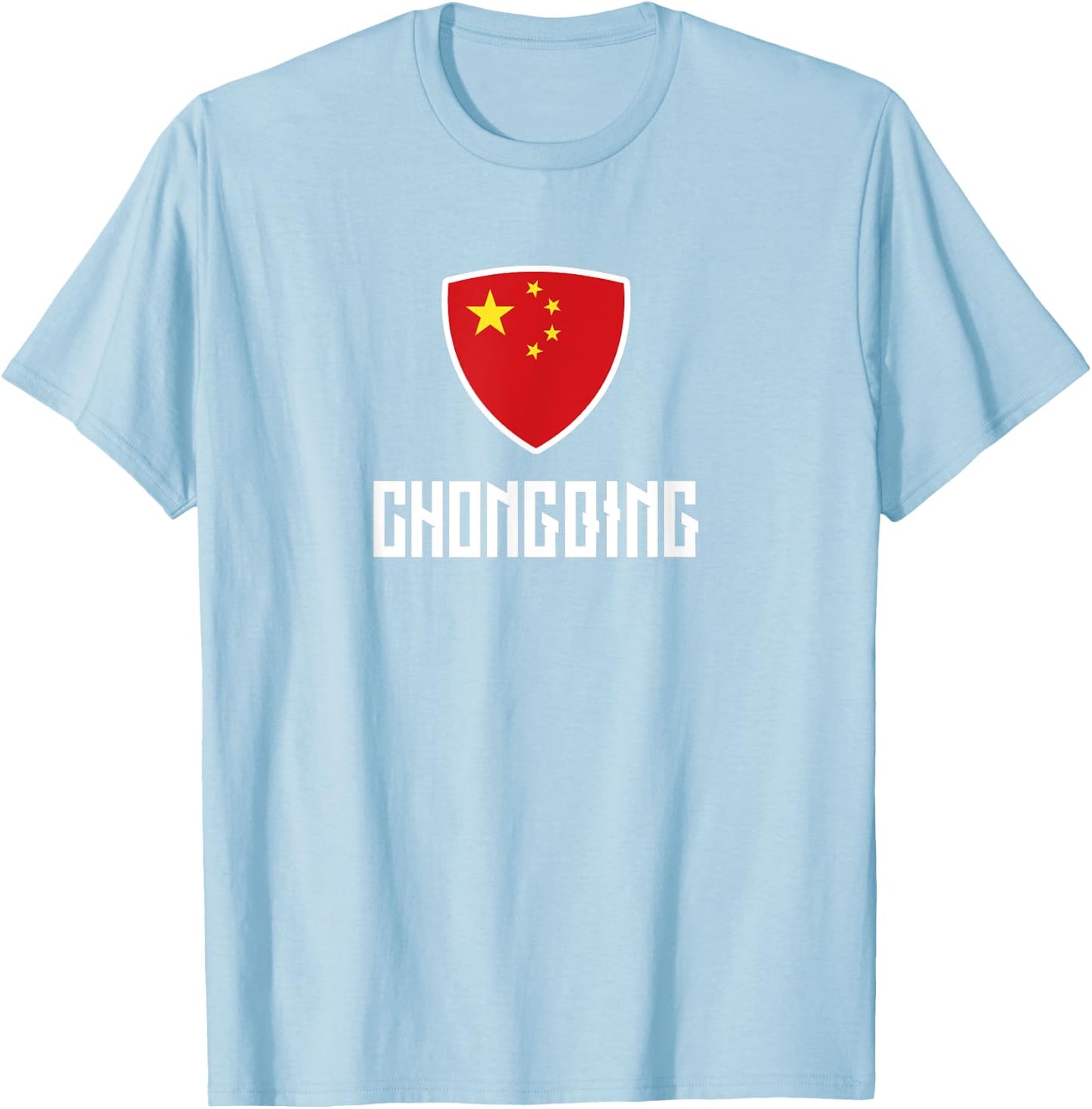 Chongqing Chinese Flag Roots Heritage China T-Shirt - T-Shirt | Light Blue