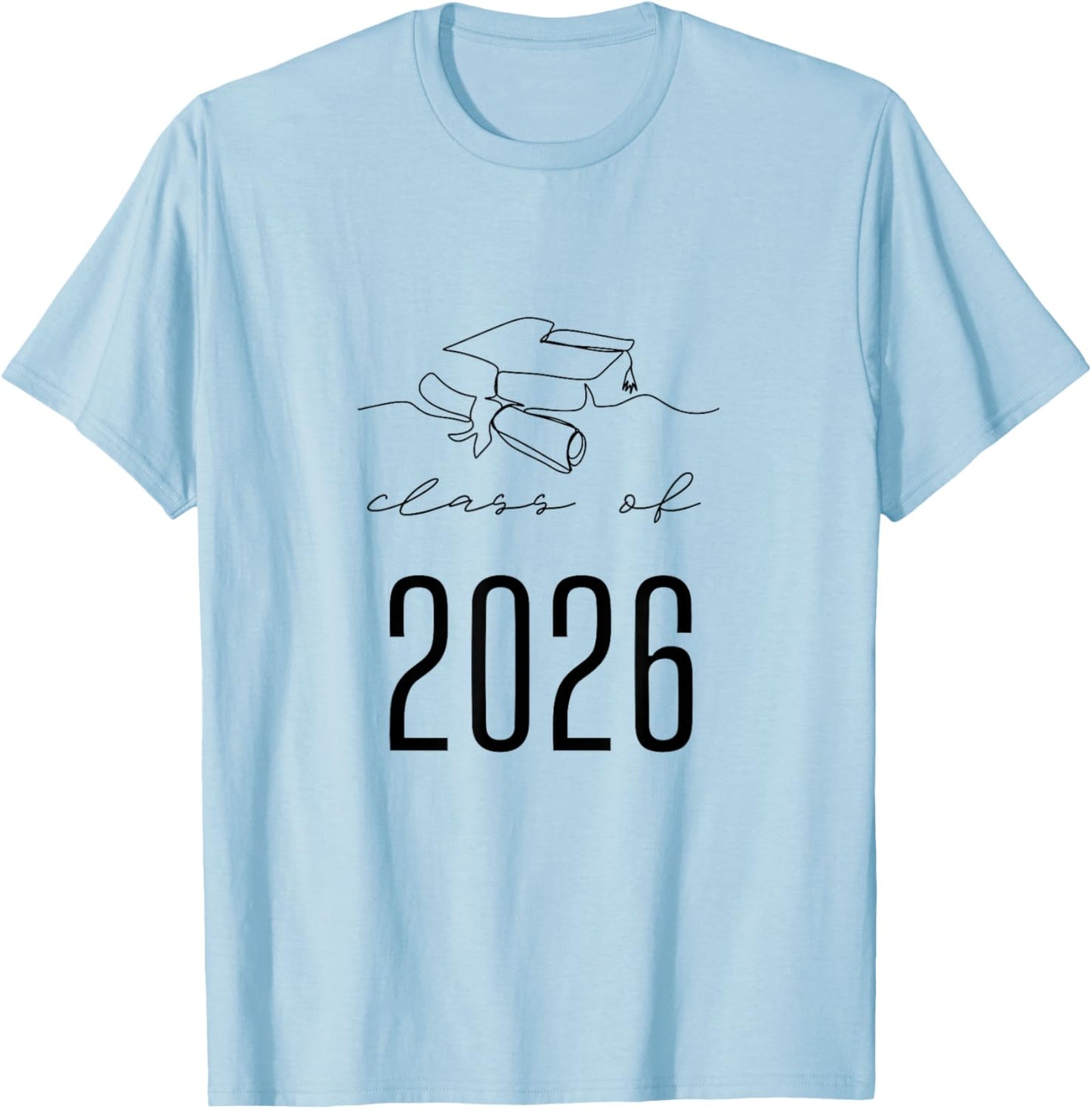 Graduation Class of 2026 Gift Student Celebration 2026 T-Shirt - T-Shirt | Light Blue