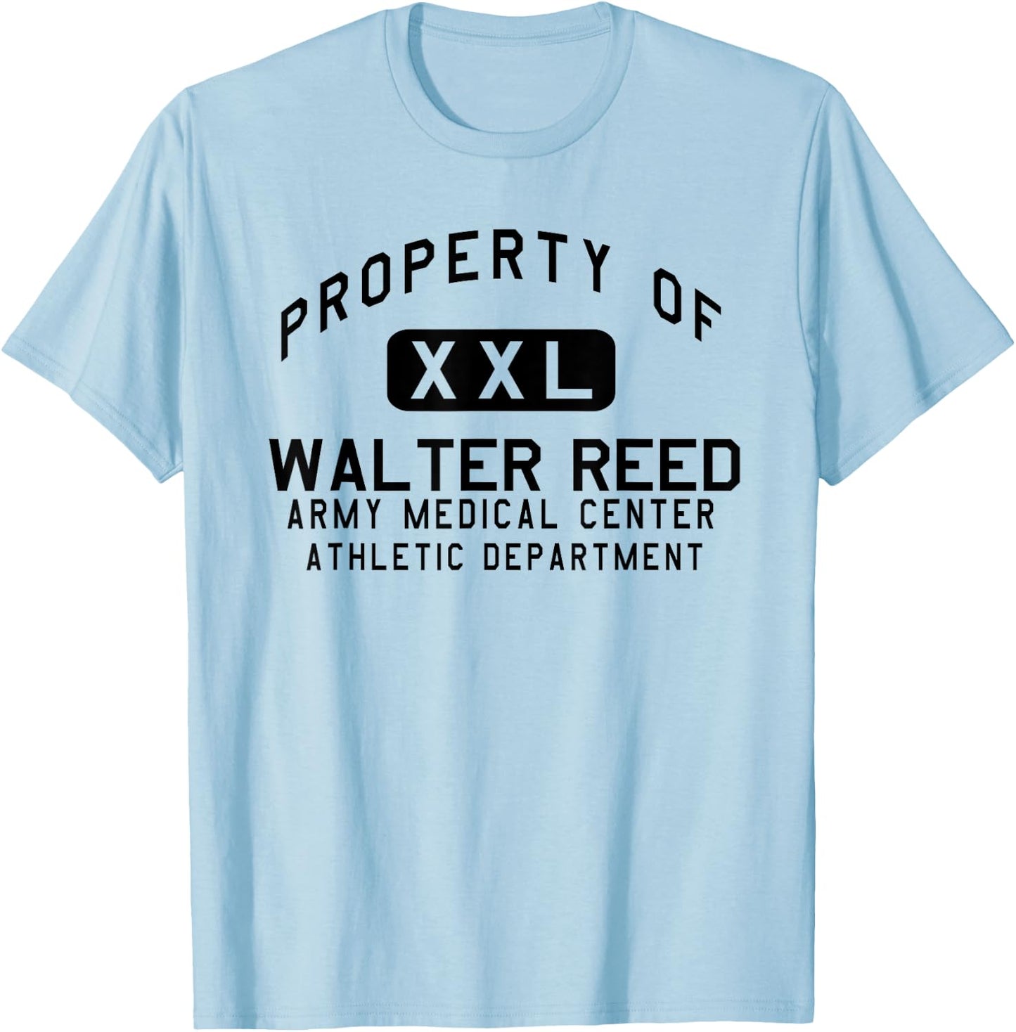 Property of Walter Reed Athletic Department T-Shirt - T-Shirt | Light Blue