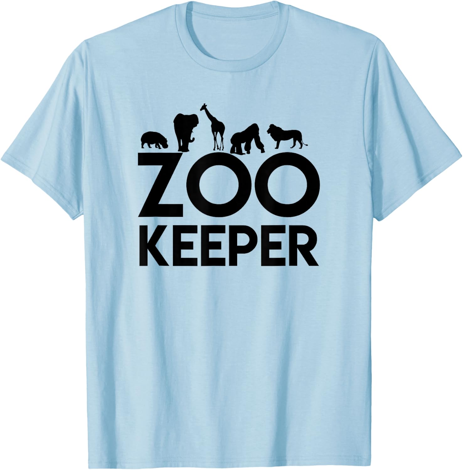 Zookeeper - Zookeeper Gift Animal Lover Zookeeper Outfit T-Shirt - T-Shirt | Light Blue