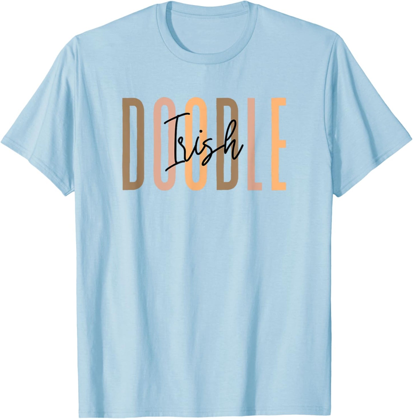 Irish Doodle Gift, Irish Doodle Mom Gift, Irish Doodle T-Shirt - T-Shirt | Light Blue