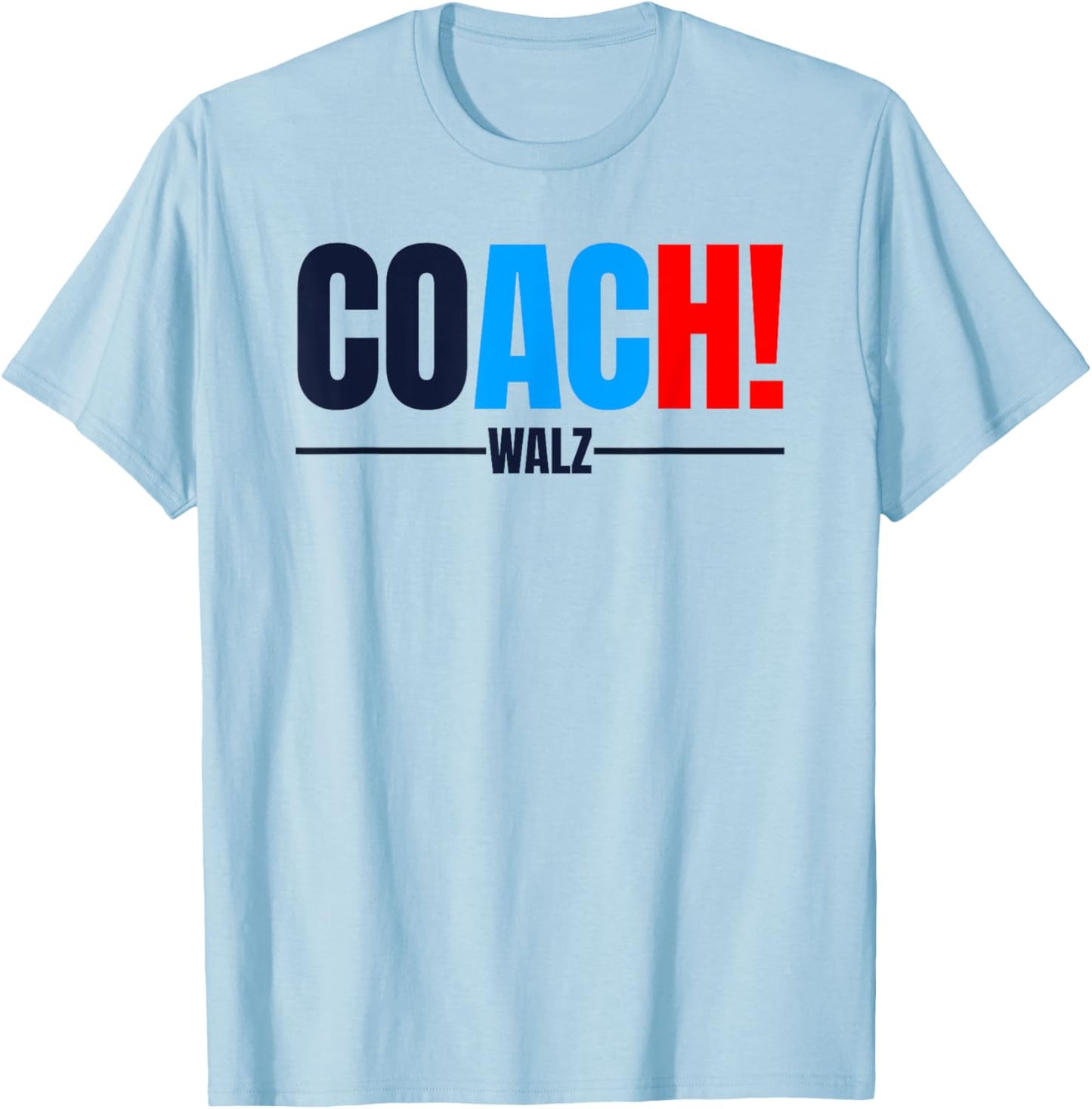 Coach - Coach WALZ (red, white,blue) T-Shirt - T-Shirt | Light Blue