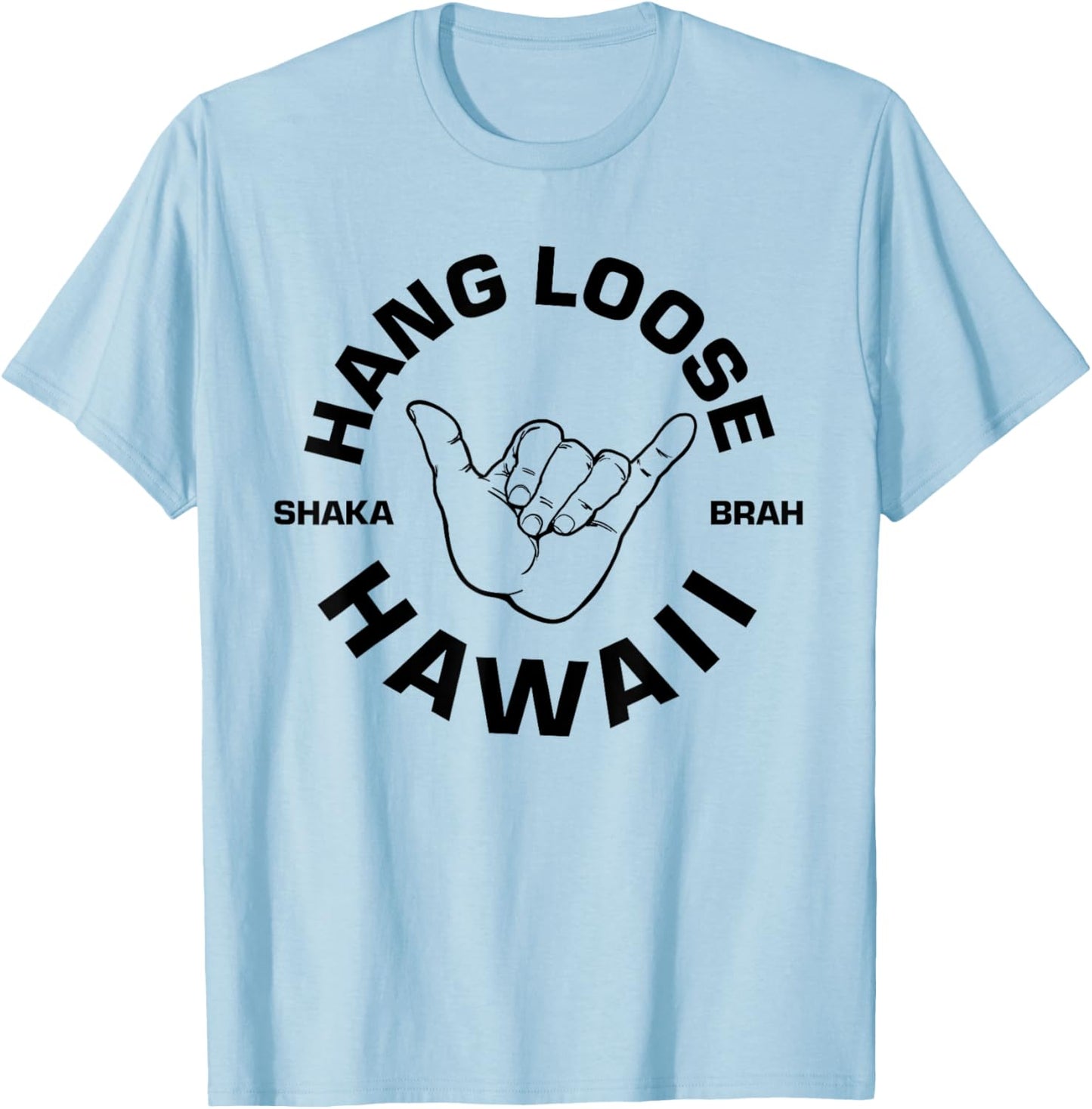 Shaka Brah Hawaiian Shaka Brah T-Shirt - T-Shirt | Light Blue