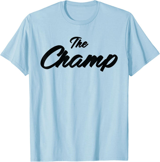 Cool and Stylish ,The Champ, Winner T-Shirt - T-Shirt | Light Blue