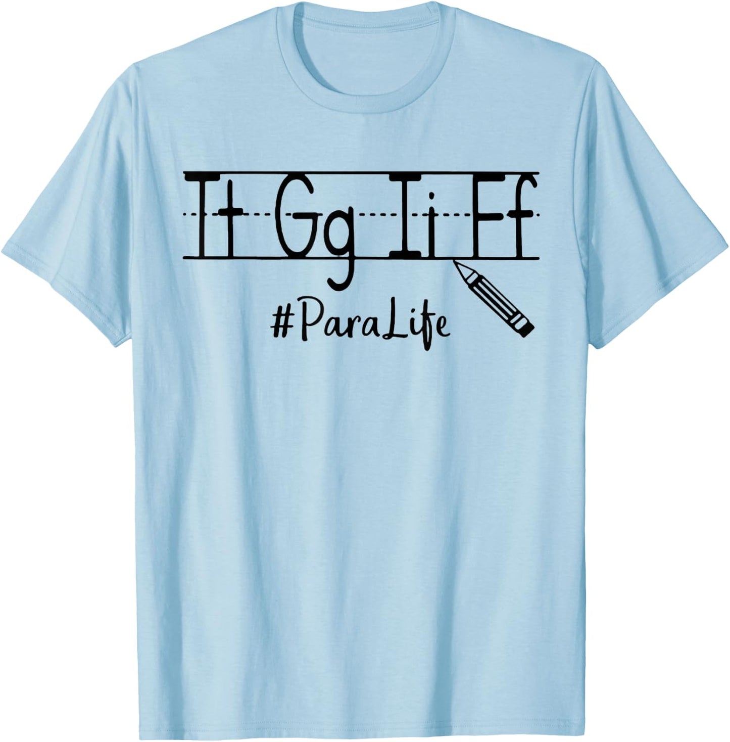Thank God it's Friday Paraprofessional T-Shirt - T-Shirt | Light Blue