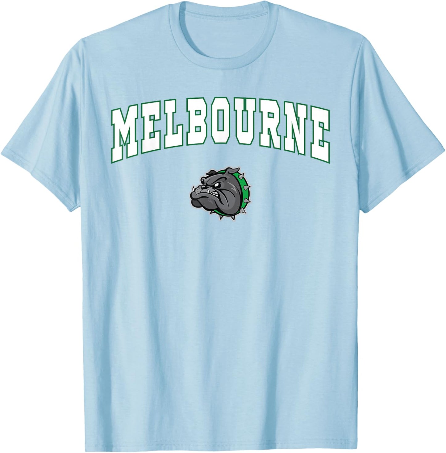 Melbourne High School Bulldogs T-Shirt - T-Shirt | Light Blue