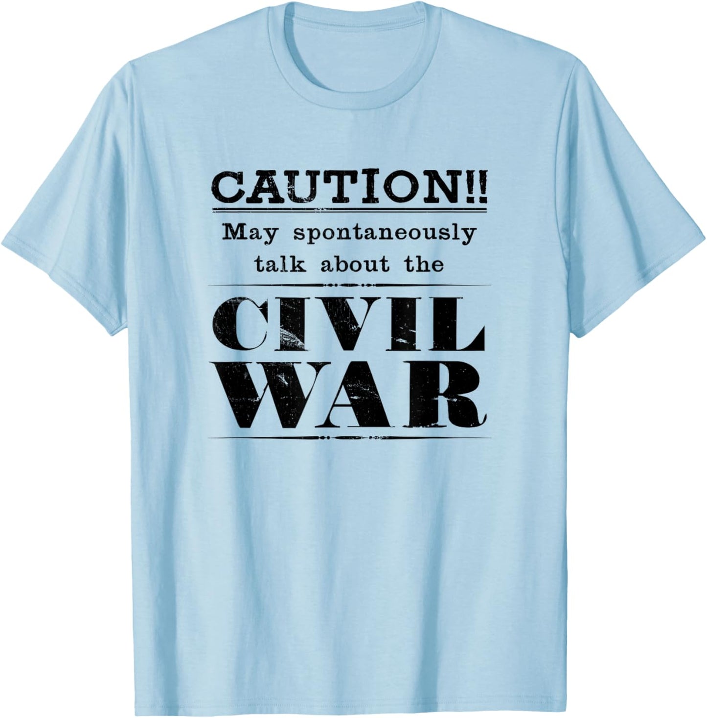Funny American Civil War T-Shirt - T-Shirt | Light Blue