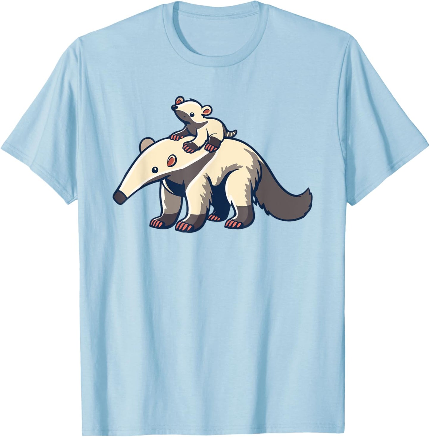 Anteater Baby Tamandua T-Shirt - T-Shirt | Light Blue