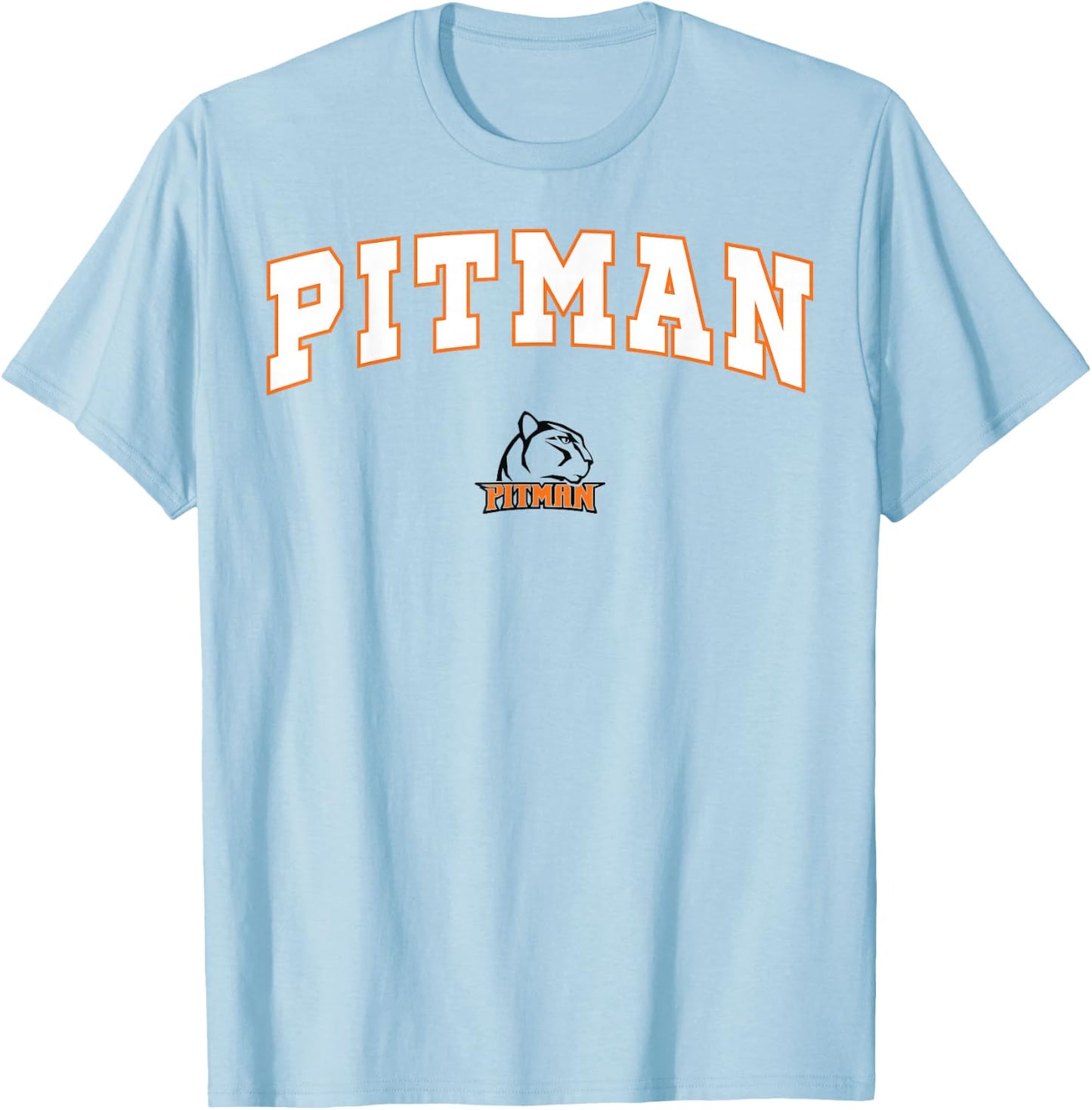 Pitman High School Panthers T-Shirt - T-Shirt | Light Blue
