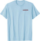Auburn Tigers Football Helmet Front/Back White T-Shirt - T-Shirt | Light Blue