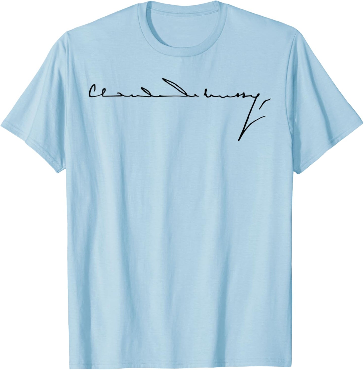 Claude Debussy Signatures T-Shirt - T-Shirt | Light Blue